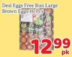 Fresh Value Desi Eggs Free Run Large Brown Eggs offer