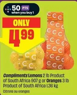 FreshCo Compliments lemons or oranges offer