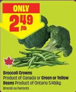 FreshCo Broccoli Crowns Beans offer
