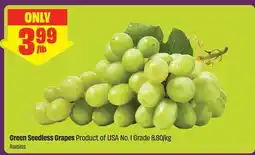 FreshCo Green Seedless Grapes offer