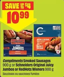 FreshCo Compliments Smoked Sausages offer