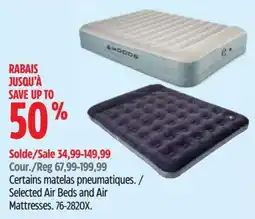 Canadian Tire Selected Air Beds and Air Mattresses offer