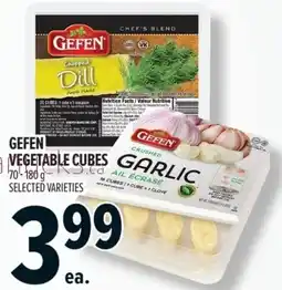 Metro Gefen vegetable cubes offer