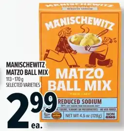 Metro Manischewitz matzo ball mix offer