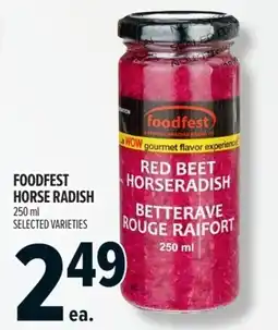 Metro Foodfest horse radish offer