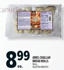 Metro Ariel challah bread rolls offer