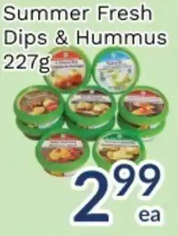 Oceans Fresh Food Market Summer Fresh Dips & Hummus offer