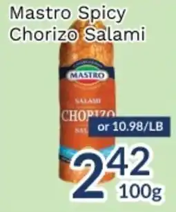 Oceans Fresh Food Market Mastro Spicy Chorizo Salami offer