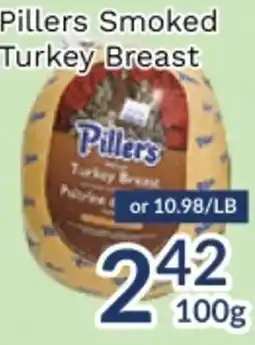 Oceans Fresh Food Market Pillers Smoked Turkey Breast offer