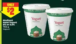 FreshCo Modhani Halal Yogurt offer