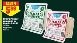 FreshCo Brar's paneer jalapeño or cumin & chili offer