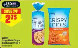 FreshCo Quaker Crispy Minis offer