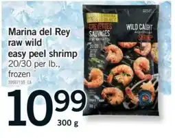 Fortinos Marina del Rey raw wild easy peel shrimp offer