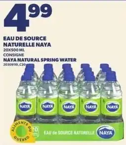 Provigo Naya natural spring water offer