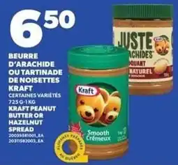 Provigo Kraft peanut butter or hazelnut spread offer