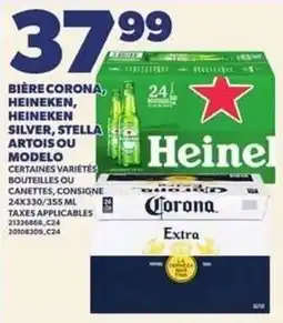 Provigo Heineken, Heineken Silver, Stella Artois ou Modelo offer