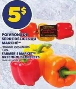 Provigo Farmer's Market greenhouse peppers offer