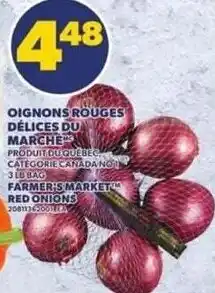 Provigo Farmer's Market red onions offer