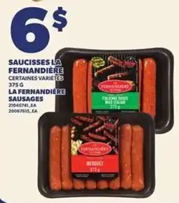 Provigo La Fernandiere sausages offer