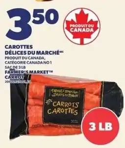 Provigo Farmer's Market carrots offer