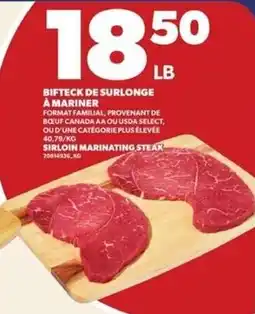 Provigo Sirloin marinating steak offer