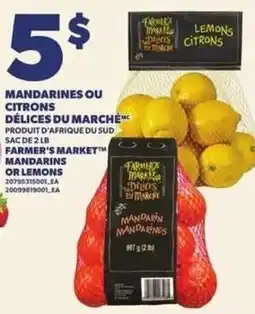 Provigo Farmer's Market mandarins or lemons offer