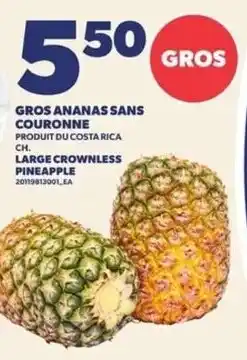 Provigo Gros ananas sans couronne offer