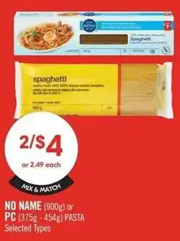 Shoppers Drug Mart No Name pasta offer