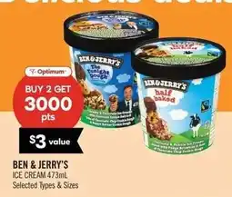 Shoppers Drug Mart Ben & Jerry's ice cream offer