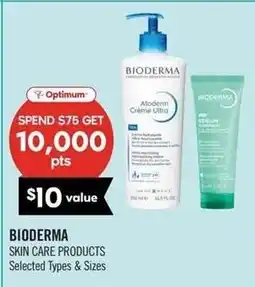 Shoppers Drug Mart Bioderma skin care products offer