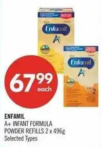 Shoppers Drug Mart Enfamil A+ infant formula offer