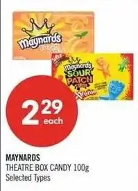 Shoppers Drug Mart Maynards Theatre Box Candy offer