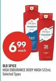 Shoppers Drug Mart Old Spice High Endurance Body Wash offer