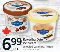 Fortinos Kawartha Dairy ice cream offer