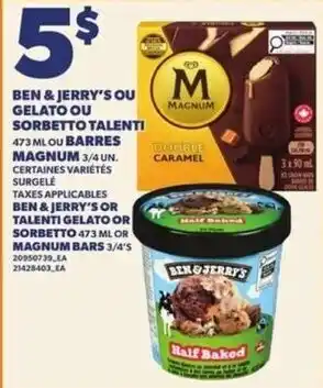 Ben & Jerry's half baked