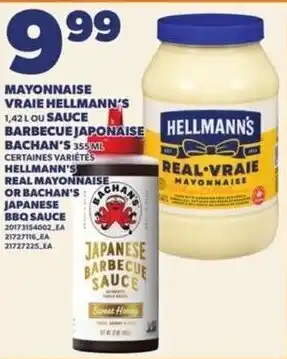 Hellmann's real-vraie mayonnaise