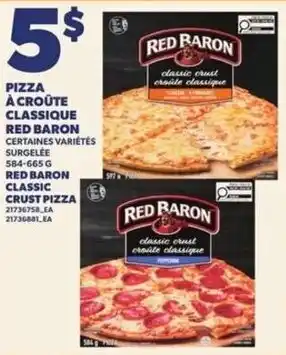 Red Baron classic crust pizza