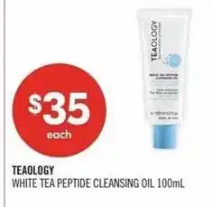 Shoppers Drug Mart Teaology white tea peptide cleansing oil offer