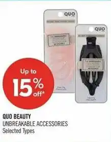 Shoppers Drug Mart Quo beauty unbreakable accessories offer