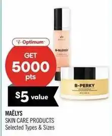 Shoppers Drug Mart Maelys skin care products offer