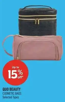 Shoppers Drug Mart Quo beauty cosmetic bags offer
