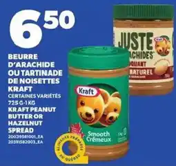 Provigo Kraft peanut butter or hazelnut spread offer