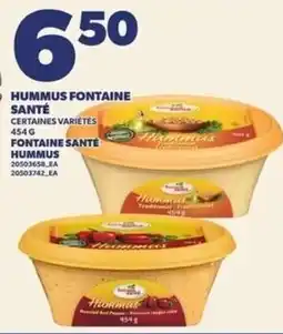 Provigo Hummus Fontaine Santé offer
