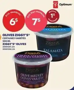 Provigo Ziggy's olives offer