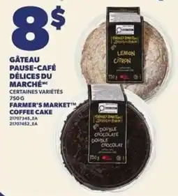 Provigo Farmer's Market coffee cake offer