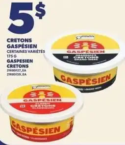 Provigo Gaspesien cretons offer