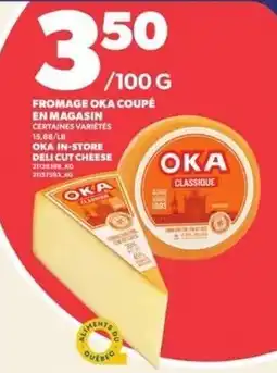 Provigo Oka deli cut cheese offer