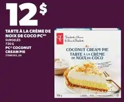 Provigo PC coconut cream pie offer