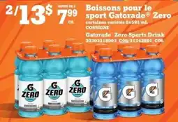 Provigo Gatorade Zero Sports Drink offer