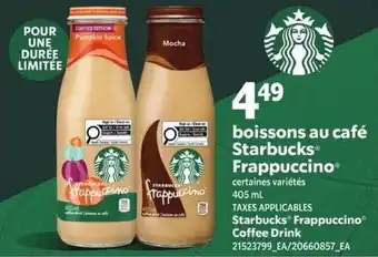 Provigo Starbucks Frappuccino offer
